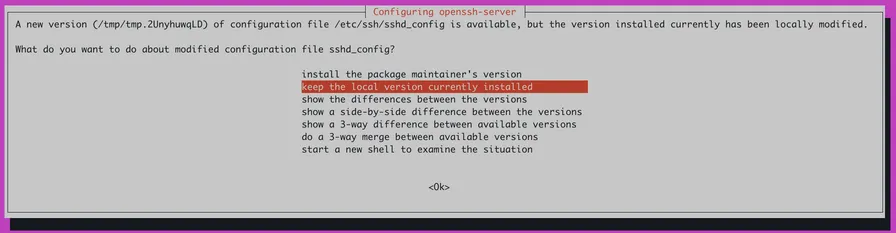SSHD Config